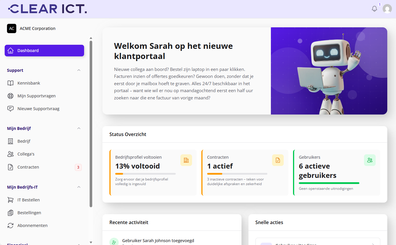 Clear ICT Portaal - clearict.cloud